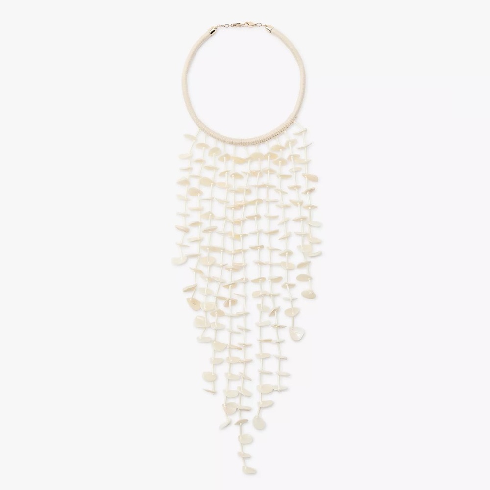 Zara Shell Cord Necklace - Picture 11 of 11